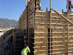 Ventana Fontana Duncan Canyon project PIP Walls